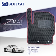 BLUECAT [Z-Mat] Full Set Car Mat PORSCHE 718 CAYMAN 982 [2016 - PRESENT] Special Customization Carpe