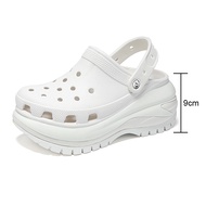 Crocs Crocs Light Wheel Hole Shoes Women Bai Jingting Same Style Outer Wear Thick-Soled Heightened B
