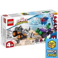 LEGO 10782 Marvel Spidey Amazing Friends: Marvel Hulk vs. Rhino Truck Showdown Đồ chơi khối xây dựng
