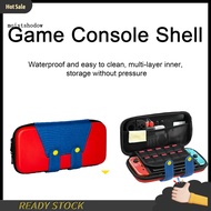 mw Hard Shell Bag Storage Pouch Nintendo Switch Hard Shell Carrying Case Shockproof Protective Storage Bag for Game Console Impact Resistant Zipper Case for Switch