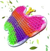 Rainbow Butterfly Gel Seat Small Cushion for Kid Girl Gift,Thick Color Seat Cushion for Classroom Chair, Wheelchair Cushion, Car Cushion, Home Study Chair