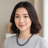 9mm biwa pearl necklace 18 inches non tarnish hypoallergenic lock freshwater