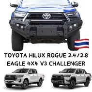 TOYOTA HILUX ROGUE 2.4 2.8 EAGLE 4X4 FRONT BAR MAKE IN THAILAND BULL BAR 4LED