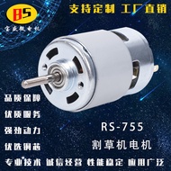 Bekalan RS755 Bunyi Rendah Mesin Pemotong Rumput Motor Mikro Disikat Motor DC