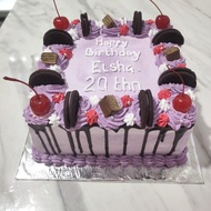 Cake Ultah Blackforest OREO 18cm @bilinqicakes