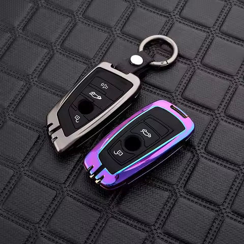 Key Case Remote Cover for BMW E90 2022 F31 X1 X3 X5 X6 X7 1 3 5 6 7 Series G20 G30 118i Bag Keychain