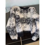 Tie-dye Gradient Mohair Sweater Women's Fall Winter Inner Knitted Sweater