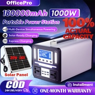 Solar Power Station Emergency Power Supply Solar charging 1000W Camping Outdoor