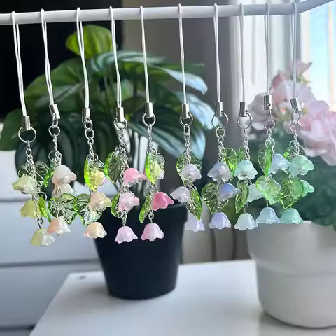 Lily of the Valley Phone Charm Aesthetic, Spring, Cute, Lilly of the Valley | Gifts for Her