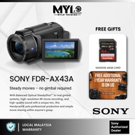 Sony FDR-AX43A AX43 A & AX43 4K UHD Handycam Camcorder Value Package | Sony Warranty