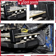 WIN ATX 8pin 6Pin Male 180 Degree Angled to 8 Pin 6 Pin Female Power Jack Adapter