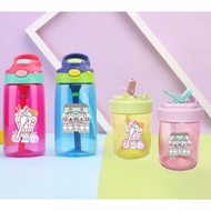Pusheen plastic water bottle BNP6I9 with straw 500ml 380ml
