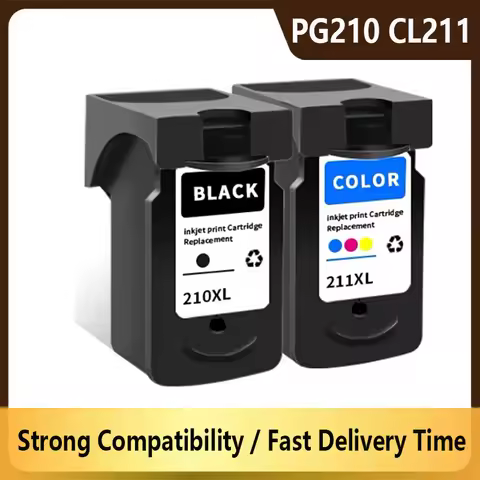 Compatible For Canon PG210 210XL CL211 211XL Ink Cartridge For Canon Pixma IP2700 IP2702 MP240 MX330