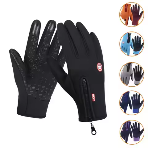 Winter Warm Touchscreen Men's Gloves Sports Fishing Water-Repellent Skiing Army Biker Snowboard Skis