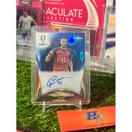 Carrasco Autographed Football Card /75 Topps Chrome Eur0 2024