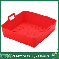 23cm/9Inch Square Large Silicone Air Fryer Liners Mold for  Air Fryer 6-8QT Reusable Airfryer Oven B