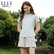 ELLE Active | เสื้อยืดกีฬาระบายอากาศแห้งเร็ว ELLE Active กันแดด UPF50+ สำหรับกลางแจ้ง ทรงสลิมฟิต ฤดู