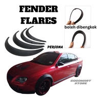 Proton PERSONA Fender Flares Wheel Arches Cover Tayar Fender Flexible Bodykit Tire Car Tyre persona