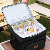 1pc Unisex Portable Lunch Bag, Reusable Lunch Box, Insulated Bag, Picnic Bag, Leak-Proof Freezer Tot