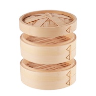 Bamboo Woven Steamer Bamboo Small Cage Dumpling Dumpling Dumpling Deepened Cage Drawer Handmade Stea