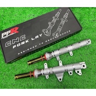 Ppr Racing Forklay Cnc Nvx155 Silver Gold Lower 1.5 Inci