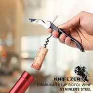 Wine Bottle Opener Stainless Corkscrew Durable Strong Thick Premium Knifezer Wine Bottle Opener Wine