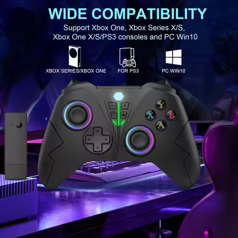 Blitz 2tmr thunderobot Xbox one aolion handle RGB color light 360 2.4G wireless game handle