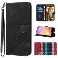 Leather Casing for Samsung Galaxy S26 S25 Edge S24 S23 FE F06 Plus Ultra 5G Frosted Flip Case Curved
