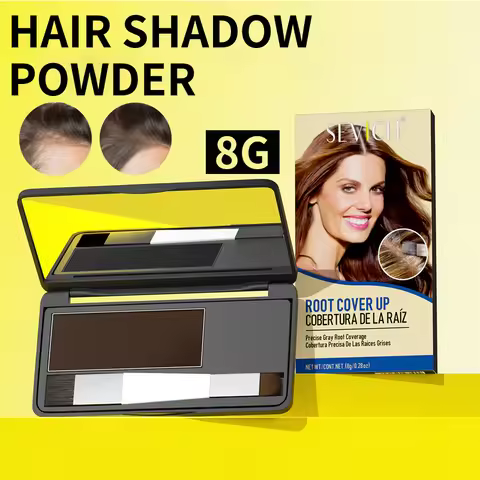 Sevich 5 Colors Hair Shadow Powder Natural Touch Hair Concealer Coverage HairLine Powder Repair Volu
