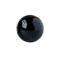 FELLICA Lớn Quả cầu Obsidian Đen Tinh tế 20/30/40/50mm Quả cầu pha lê Trang trí pha lê Obsidian Tự n
