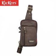 Kickers Top Grain Leather Hiking & Crossbody Bag KICS89861
