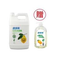 清淨海環保洗碗精4000ml(送按壓頭 洗碗精1000ml/瓶)