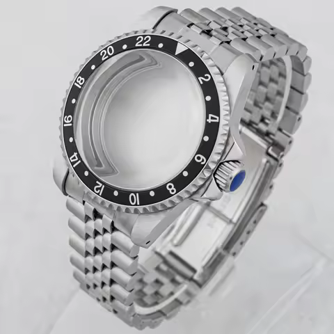 Vintage NH35 Watch Case Dome Acrylic Glass For Seiko NH35 NH36 NH34 Movement Watch Case For Retro Su