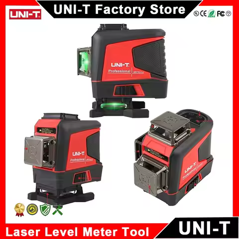 UNI-T LM573LD LM575LD LM576LD E Laser Level Tool 12 16 Lines 360 Self Leveling Professional Green La