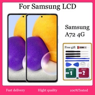 Original AMOLED For Samsung Galaxy A72 4G LCD Display Touch Screen With Frame Replacement