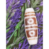 💥Ready Stock💥 40.8mm X 14.4mm 老矿 水草玛瑙 四眼天珠 Moss Agate 4 Eyed Dzi Four Eye Dzi 4 Eyes Dzi Manik CW313