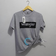 เสื้อยืด Wrangler ชาย/หญิง ผ้าตคอตอน 30s นำเข้าฟรีถุงกระดาษ