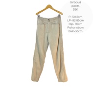 Beige jeans, cool, flowing cargo trousers