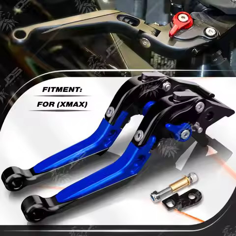 For Yamaha XMAX 300/250/125/400 Tech Max Parking Brake Lever Set Handle Levers with Parking Lock Sto