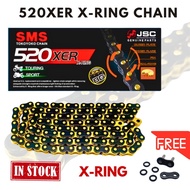 520 CHAIN SMS CHAIN SPROCKET 520XER 520XWE 520KRO ORING CHAIN XRING CHAIN YAMAHA MODENAS KAWASAKI AT