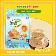 Đặc Sản Sóc Trăng - Bánh Pía Dừa Sầu Riêng Tân Huê Viên, Bánh Pía Mini Gói 12 Cái 480G, Bánh Pía Cha