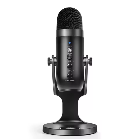 Professional USB Condenser Microphone Studio Recording Mic for PC Computer Gaming Streaming Podcasti