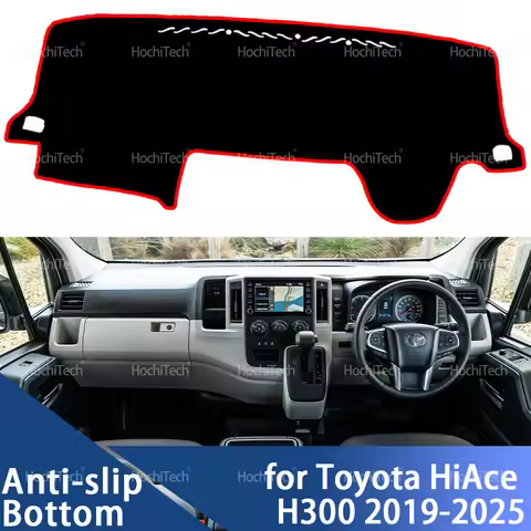 For Toyota HiAce H300 2019-2025 Car Dash Board Cover Dash Mat Sun Shade Non-slip Pad Interior Access