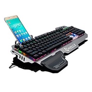 ♞,♘7Pin PK900 Professional Gaming Mechanical Aluminum Keyboard/Metal keyboard