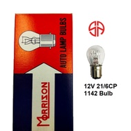 12V 21/6CP Bulb 1142 Bulb Morrison BA15d Stop Lights Tail Lamp Front Rear Turn Signal Lights Car Mot