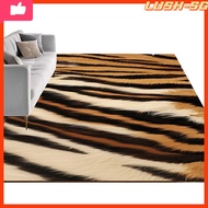 【NEW】Luxury for Tiger Print Area Rug (4'x6') - Machine Washable, Non-Slip Faux