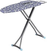 110 31 86CM Ironing Board, Durable Metal Ironing Board, Clothing Shop Laundry Steam Iron Rest, Cotton Cover Black Printed Ironing Boards (Color : B, Size: