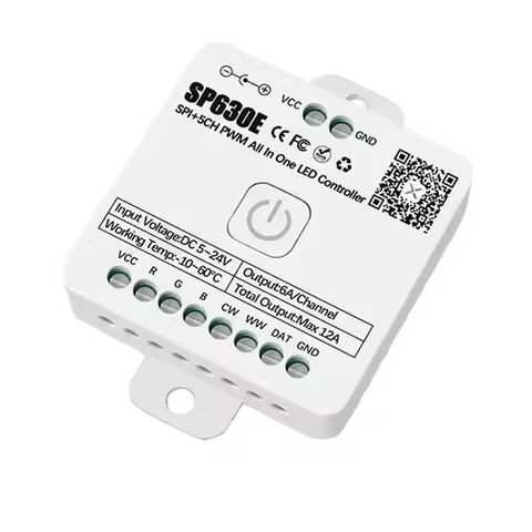 Fugees LED Strip SP630E SPI+5-way PWM Music Bluetooth Controller Can Control Many Types of Lamps and