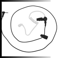 Straight Listen Only Transparent Flexible Acoustic Tube Earpiece 3.5mm Earphone headset Mono Jack fo
