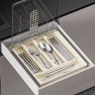Silverware Storage Organizer,Cutlery Organizer With Cover,Spoon And Fork Organizer,Cutlery Divider,U